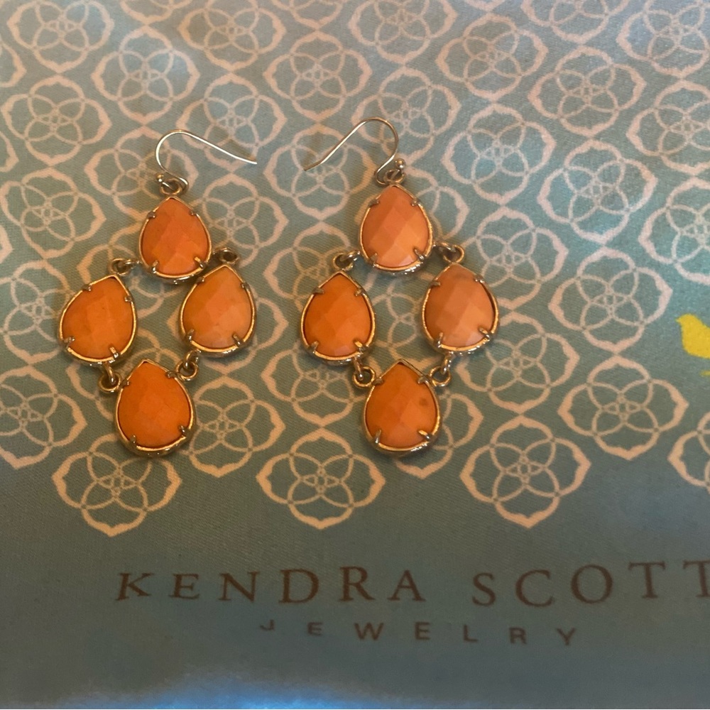 Kendra Scott Carlone chandelier earrings